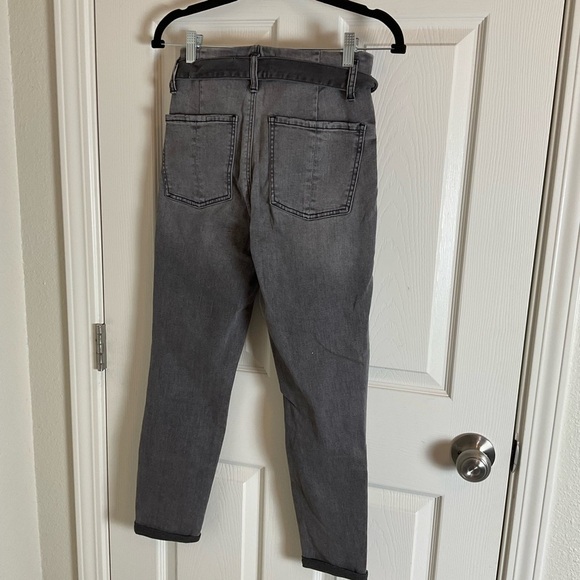 ASHLEY MASON grey front tie high rise size 5 - Picture 5 of 7